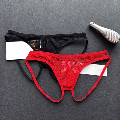 Underwear Men Lingerie Low Waist New Panties Pouch Sexy Shorts Soft 1pc - image 1 of 4