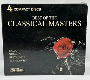 BEST OF CLASSICAL MASTER 4 CD BOX SET BEETHOVEN / MOZART / TCHAIKOVSKY / STRAUSS - Picture 1 of 7