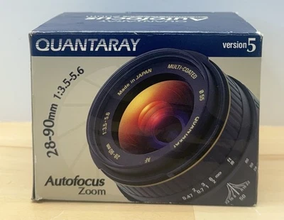 Quantaray 28-90mm 1:3.5-5.6 Zoom Autofocus Lens For Minolta AF-D - Image 1 of 3
