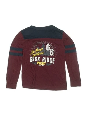 Henley 10 rojo manga larga Route 66 para niños Foto 1 de 2