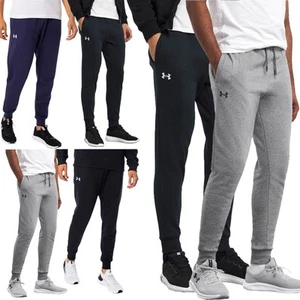 Under Armour Mens Fleece Joggers Athletic Jogging Running Bottoms Gym Sweatpant - Picture 1 of 4