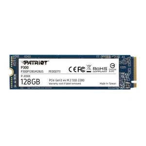 Patriot P300 M.2 PCIe Gen 3 x4 128GB Low-Power Consumption SSD - Afbeelding 1 van 5