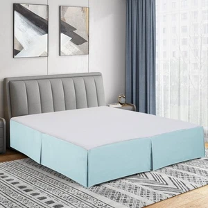 Double Brushed Microfiber Pleated Easy Fit Bed Skirt, Ultra Soft, Fade and Wr... - Picture 1 of 7