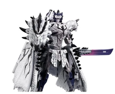 Figura Prime Transformers X Monster Hunter Synergenex Series Silver Rathalos Foto 1 de 4