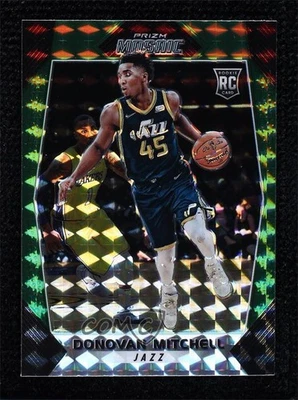 2017-18 Panini Prizm Mosaic Green Donovan Mitchell #5 Rookie RC - Image 1 of 2