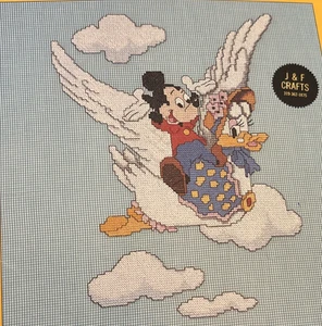 Vtg Rare Walt Disney Characters For Cross Stitch 1984 Pattern Bk 5098 - Picture 1 of 13