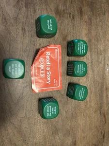 Learning Resources Soft Foam Reading Comprehension Cube Prompts Homeschool - Picture 1 of 2