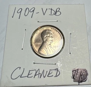 Penny di grano centesimo 1909 P VDB Lincoln #14 - Foto 1 di 2