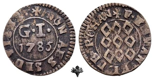 MALTA 1 grano 1785 Emmanuel de Rohan-Polduc - Foto 1 di 4