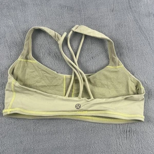 Lululemon Sport BH Damen 6 hellgrün Träger Crossback Logo Yoga sportlich - Bild 1 von 9