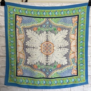 Valentino Floral Printed Silk Scarf Vintage.#Draw - Picture 1 of 14