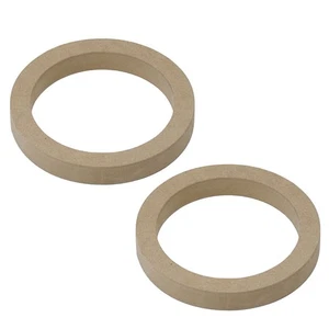 Pair of 5" High-Quality MDF Wood Speaker Spacer Rings SR5 Install Bay - Picture 1 of 2