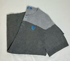 AT&T Store Employee Grey Knit Short Sleeve Shirt Men's Size Medium Uniform Good