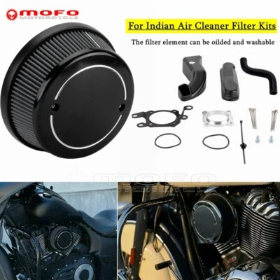 Air Intake Cleaner Filter Kit For For Indian Chief Chieftain Dark Horse 14-21 — 第 1/4 张图片