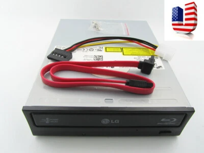 New LG/HL BH12LS35 12X SATA Blu-Ray Burner DVDRW Internal Drive w/ 3D Player US - Image 1 of 4