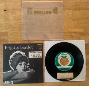 45 7" FRENCH SP JUKEBOX BRIGITTE BARDOT L'APPAREIL A SOUS - Picture 1 of 2