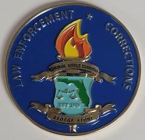 FLORIDA GEORGE STONE CJ TRAINING CTR LAW ENFORCMENT CORRECTIONS CLASS 107 MÜNZE - Bild 1 von 5