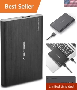 Effiziente 500GB tragbare Festplatte - perfekt für Profis unterwegs - Bild 1 von 10