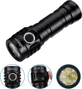 Sofirn IF25A Rechargeable LED 3800LM Flashlight w/4 SST20 6500K LEDs - Picture 1 of 6