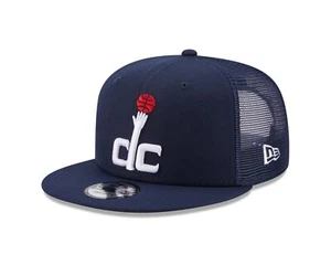 Washington Wizards New Era Blue Classic Trucker Mesh 9Fifty Hat - Picture 1 of 6