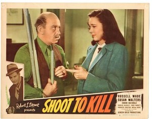 RUSSELL WADE SUSAN WALTERS SHOOT TO KILL ORIG 11X14 LOBBY CARD  LC3616