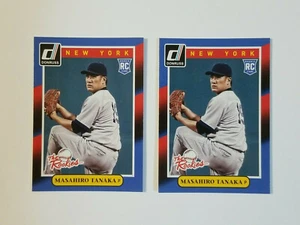 Masahiro Tanaka 2014 Donruss RC Rookie (x2) - Picture 1 of 1