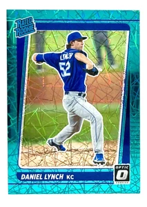 2021 Donruss Optic Teal Velocity #125 Daniel Lynch RC /35 Kansas City Royals - Picture 1 of 2