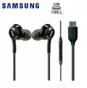 In-Ear Original Samsung Akg USB Type C Casque Écouteurs Galaxy S10 S10 Lite - Picture 1 of 2