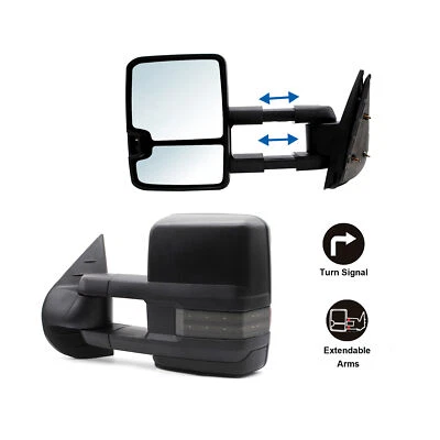 Ручные буксировочные зеркала для 2009 2010 2011 2012 2013 Chevy Silverado 1500 250 - Изображение 1 из 4