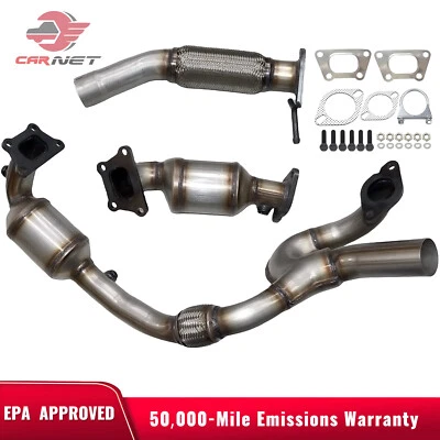 Catalytic Converter Set Fits 2010 2011 Cadillac SRX 2011 SAAB 9-4X 3.0L — 第 1/4 张图片