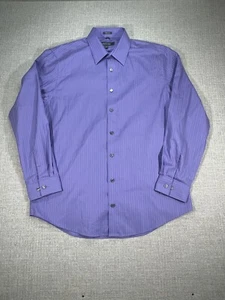 Kenneth Cole Adult Large Purple Button Up Long Sleeve Modern Mens - Picture 1 of 7