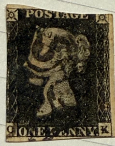 1840 PENNY BLACK - Picture 1 of 2