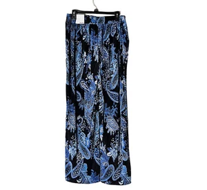Lane Bryant Blue Wide Leg Pants size 14 / 16 - Picture 1 of 9