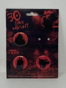 (2007) 30 DAYS OF NIGHT MOVIE PROMO BUTTONS 3 Out Of 4 VAMPIRE HORROR PIN - Picture 1 of 7