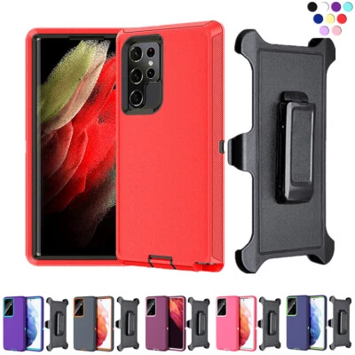 Funda protectora a prueba de golpes para Samsung Galaxy S22 21 Note 8 9 20 Ultra S9 10+ Plus Foto 1 de 4