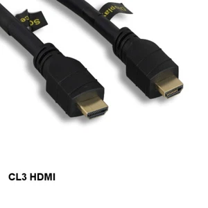 KNTK 65ft CL3 Rated Active HDMI 2.0 Cable w/ Ethernet 4K 3D 24/28AWG HDTV Video - Picture 1 of 1