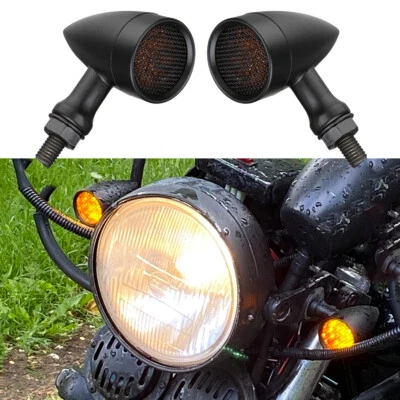 Luces intermitentes LED de bala para Honda Shadow Spirit Aero VT 1100 750 Foto 1 de 4