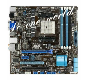Asus F1A55-M Motherboard AMD A55 Socket FM1 DDR3 DIMM USB2.0 DVI VGA Micro ATX - Picture 1 of 3