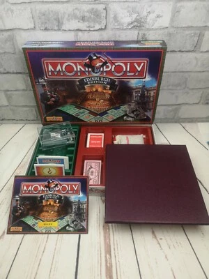 Monopoly Edinburgh Edition complete/family fun Scotland, board game, finance  - Image 1 of 4