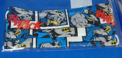 USA Made Cotton Pleated Adult 1-SZ Face Mask Batman  - Image 1 of 2