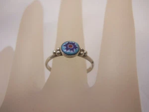 Vintage Sterling Crafted Solid 925 Silver Ring Sz 6 - Picture 1 of 3