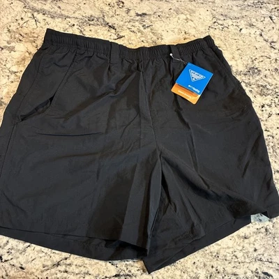 Pantalón corto Columbia Clearwater Shores Water para hombre negro mediano Foto 1 de 4