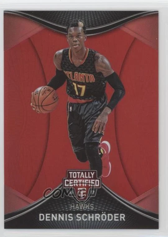 2016-17 Panini Totally Certified Red /199 Dennis Schroder #57 - Image 1 of 2