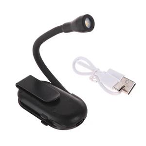 Mini LED Eye Protection Book Night Light Adjustable Clip 360° Flip Study Lamp - Photo 1/14