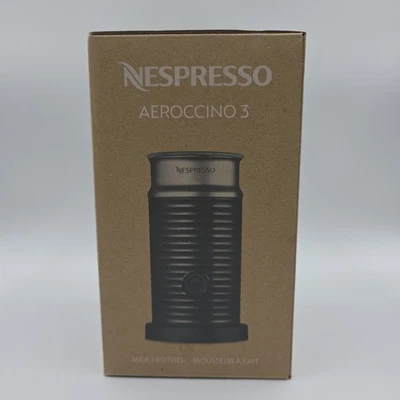 Nespresso Aeroccino 3 Electric Milk Frother - Black (3694-US-BK) NIB - Image 1 of 4