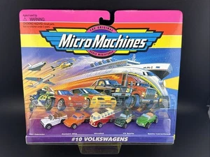 1993 Micro Machines Volkswagen #10 VW CABRIOLET KARMANN MICROBUS BEETLE - Picture 1 of 6