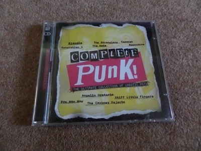 CD DOUBLE ALBUM - COMPLETE PUNK - THE ULTIMATE COLLECTION BUZZCOCKS STRANGLERS - Image 1 of 2