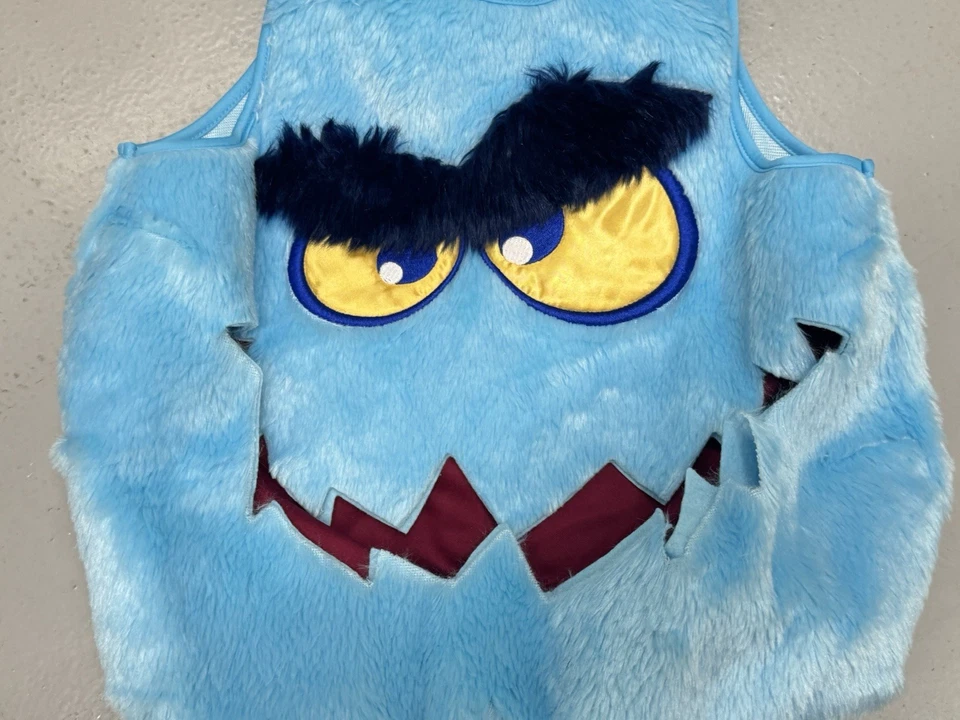 Disfraz de monstruo azul difuso de Halloween talla única George para niños y niñas Foto 1 de 4