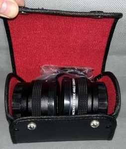 Vtg 2 Allegro Wide Angle VAC640 Camera Telephoto Lenses & Case Adapter Rings - Picture 1 of 11