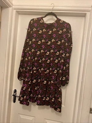 Simply Be Floral Tunic Dress Size 16 - Image 1 of 4